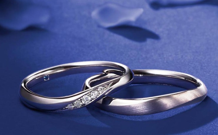 サムシングブルーの結婚指輪　SH706　SH707